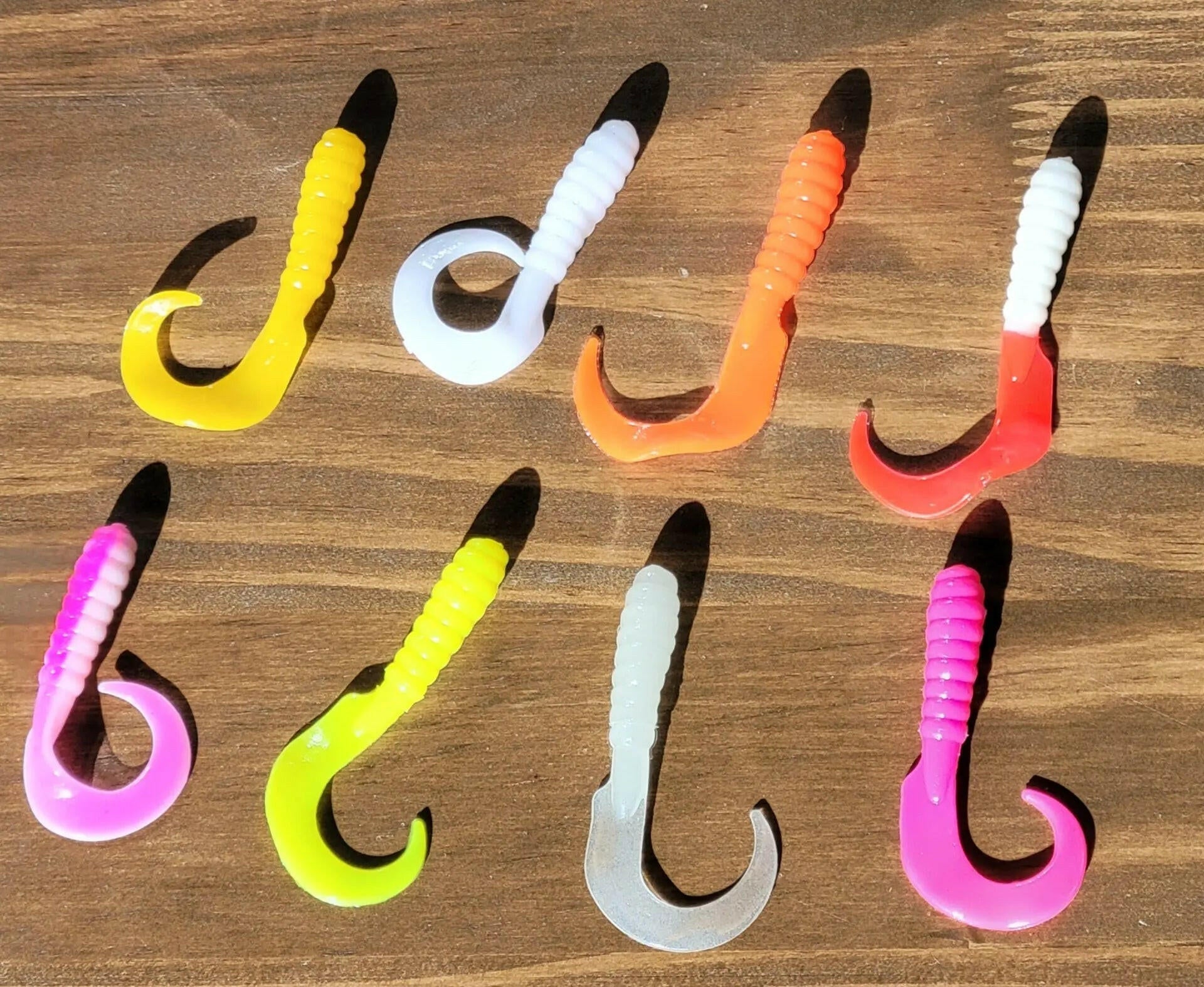 🍁Single Tail 3" Jig Body, Assorted Colors Stony Tackle Shack Fishing Baits & Lures art-noise.myshopify.com single-tail-3-jig-body-assorted-colors-1