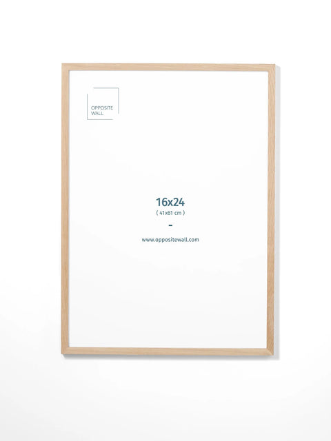 Solid Oak Frame, 16x24 in | 41x61 cm Opposite Wall Frame art-noise.myshopify.com solid-oak-frame-16x24-in-41x61-cm Solid Oak Frame, 16x24 in | 41x61 cm Opposite Wall Frame art-noise.myshopify.com solid-oak-frame-16x24-in-41x61-cm
