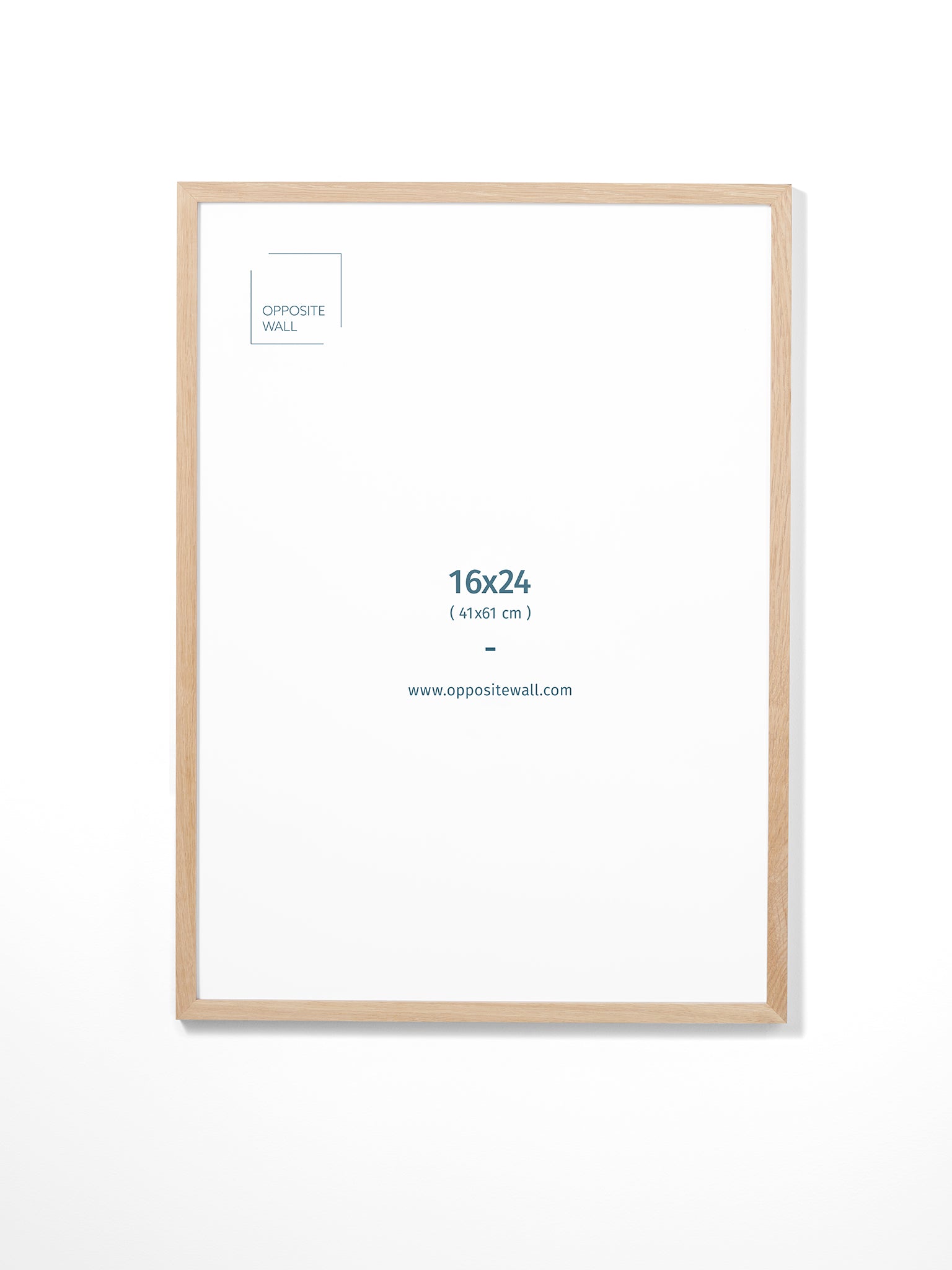 Solid Oak Frame, 16x24 in | 41x61 cm Opposite Wall Frame art-noise.myshopify.com solid-oak-frame-16x24-in-41x61-cm