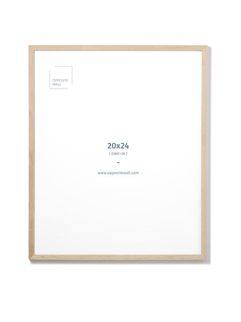 Solid Oak Frame, 20x24 in | 51x61 cm