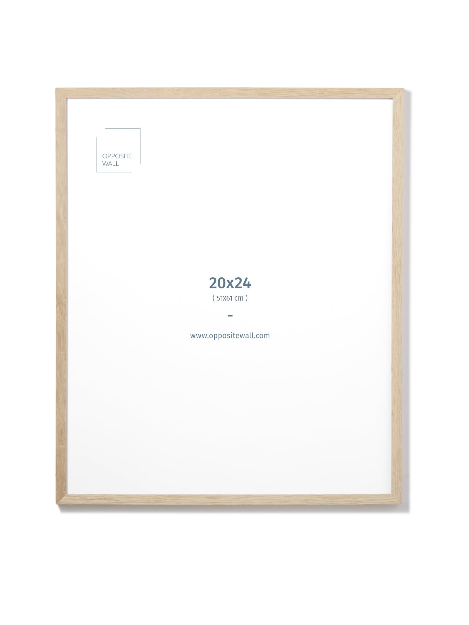 Solid Oak Frame, 20x24 in | 51x61 cm Opposite Wall Frame art-noise.myshopify.com solid-oak-frame-20x24-in-51x61-cm