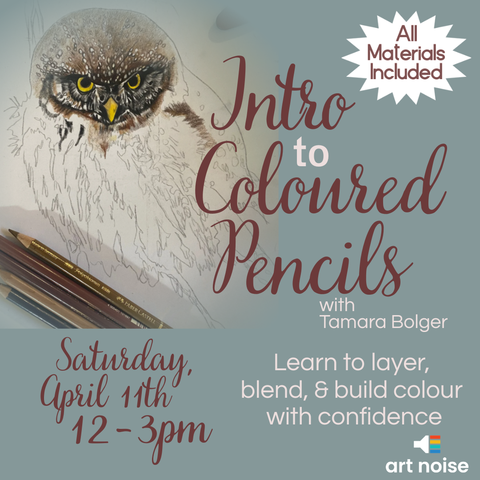 Introduction to Coloured Pencils with Tamara Bolger