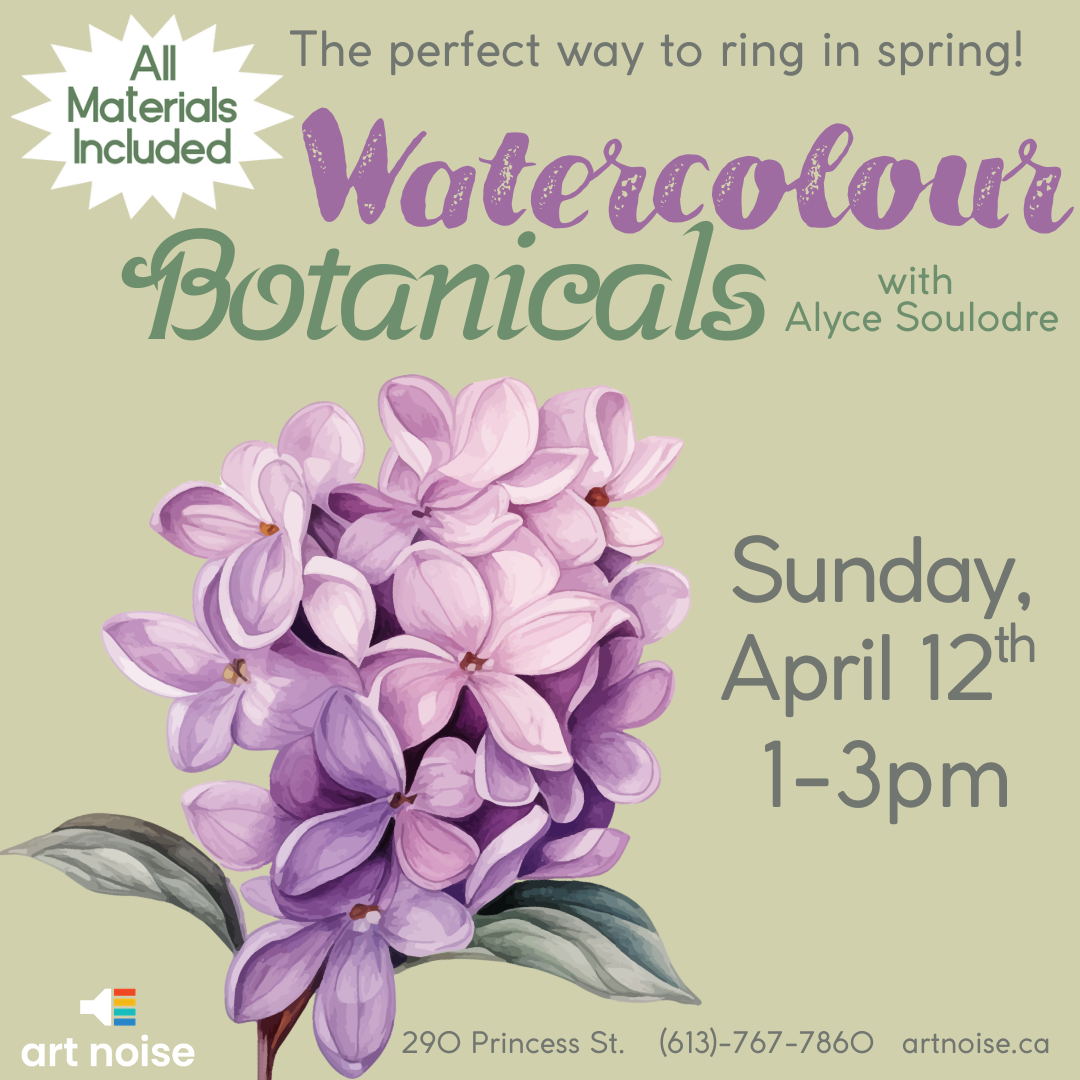 Botanical Watercolours 1-day Workshop with Alyce Soulodre