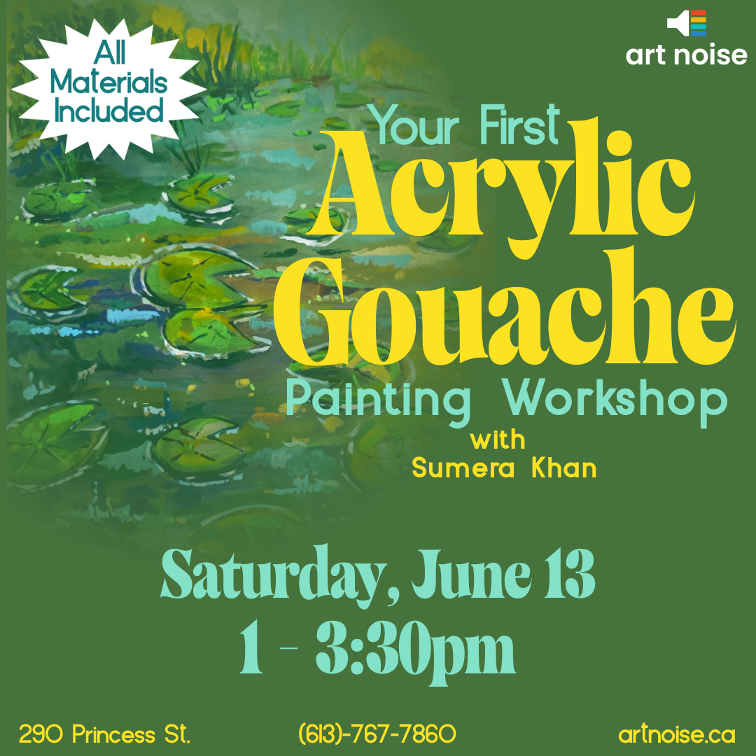 Your First Acrylic Gouache Painting Workshop with Sumera Khan