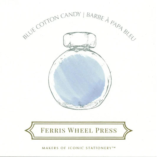 Ferris Wheel Press - 38ml Fountain Pen Ink - Blue Cotton Candy - Art Noise