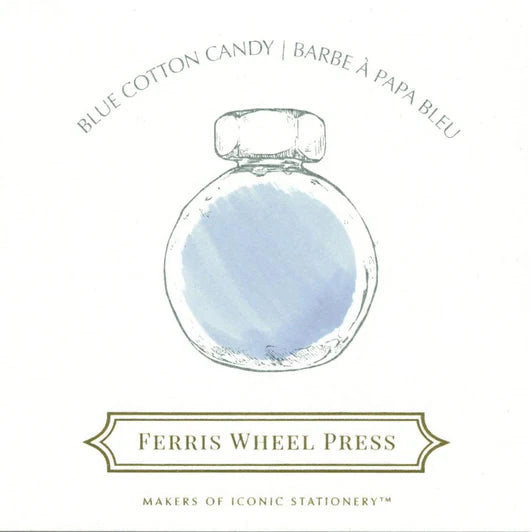 Ferris Wheel Press - 38ml Fountain Pen Ink - Blue Cotton Candy