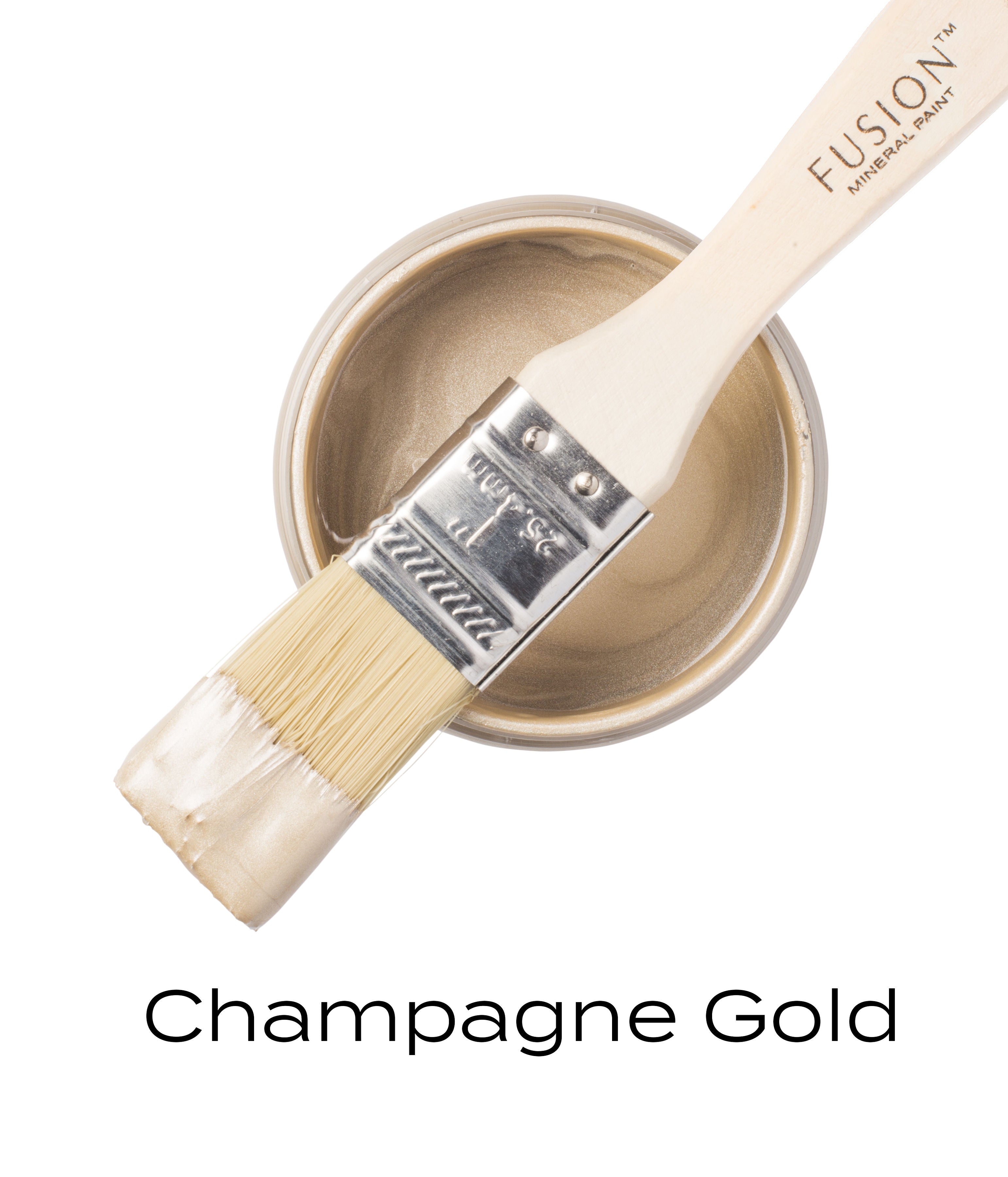 Fusion Mineral Paint Metallic Champagne Gold Homestead House Furniture Paint art-noise.myshopify.com fusion-mineral-paint-metallic-champagne-gold-250ml