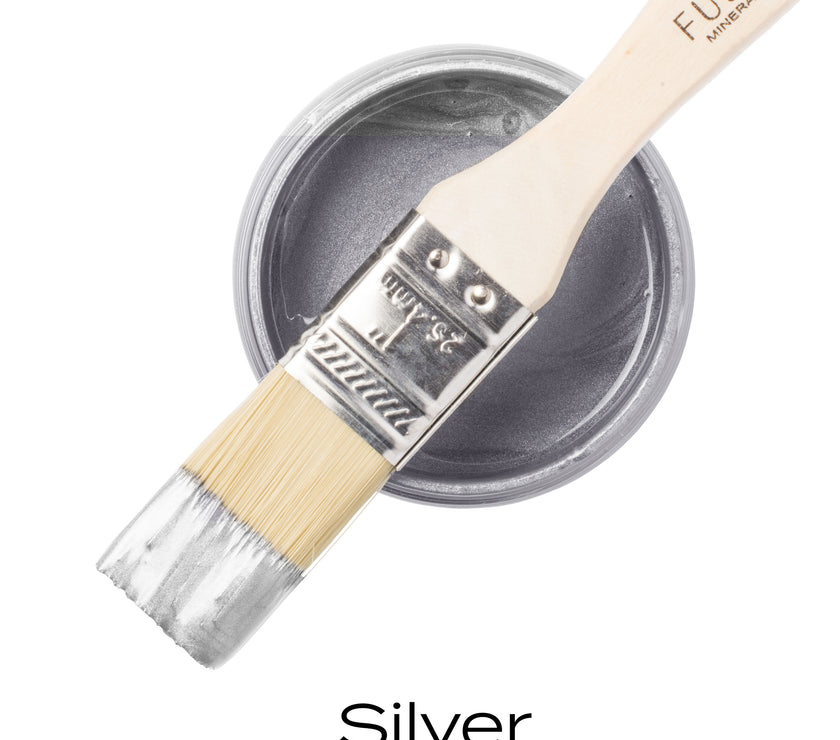 Fusion Mineral Paint Metallic Silver