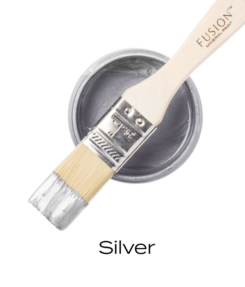 Fusion Mineral Paint Metallic Silver