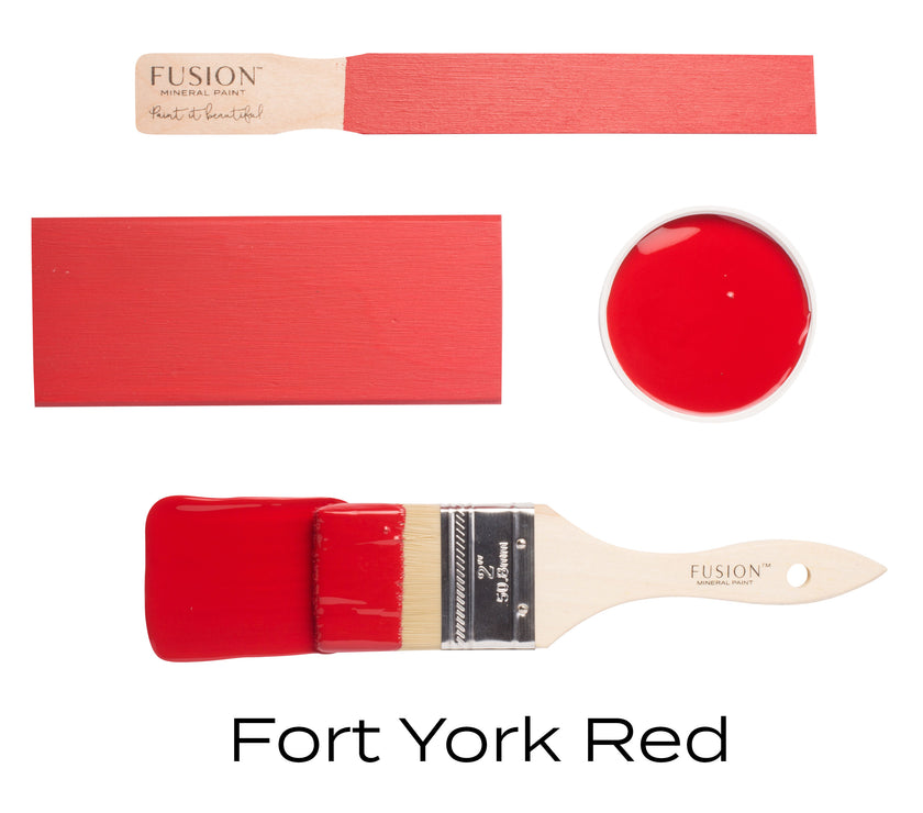 Fusion Mineral Paint Fort York Red