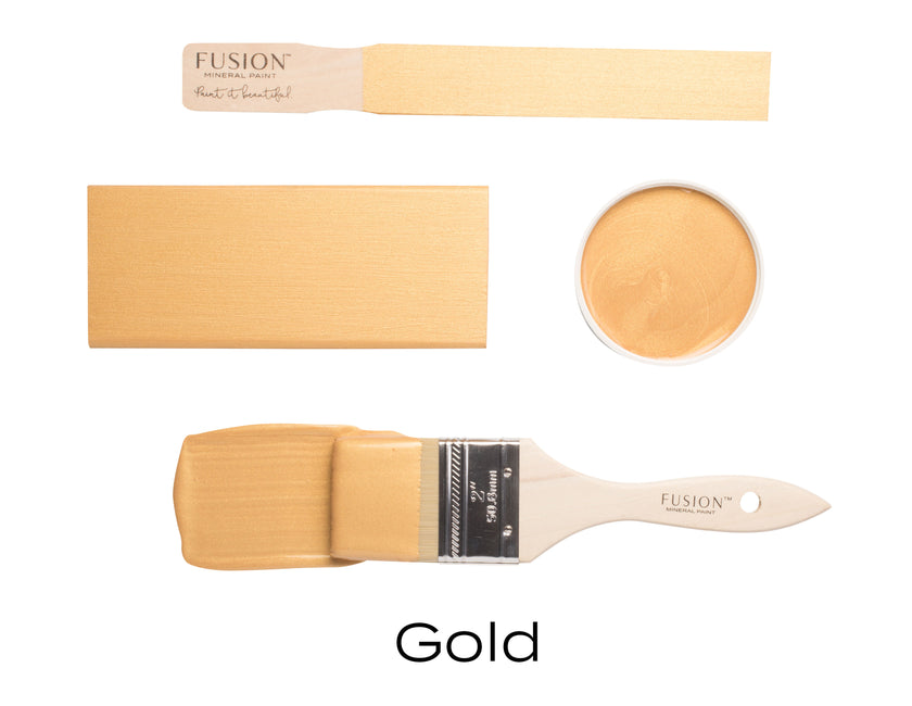 Fusion Mineral Paint Metallic Gold