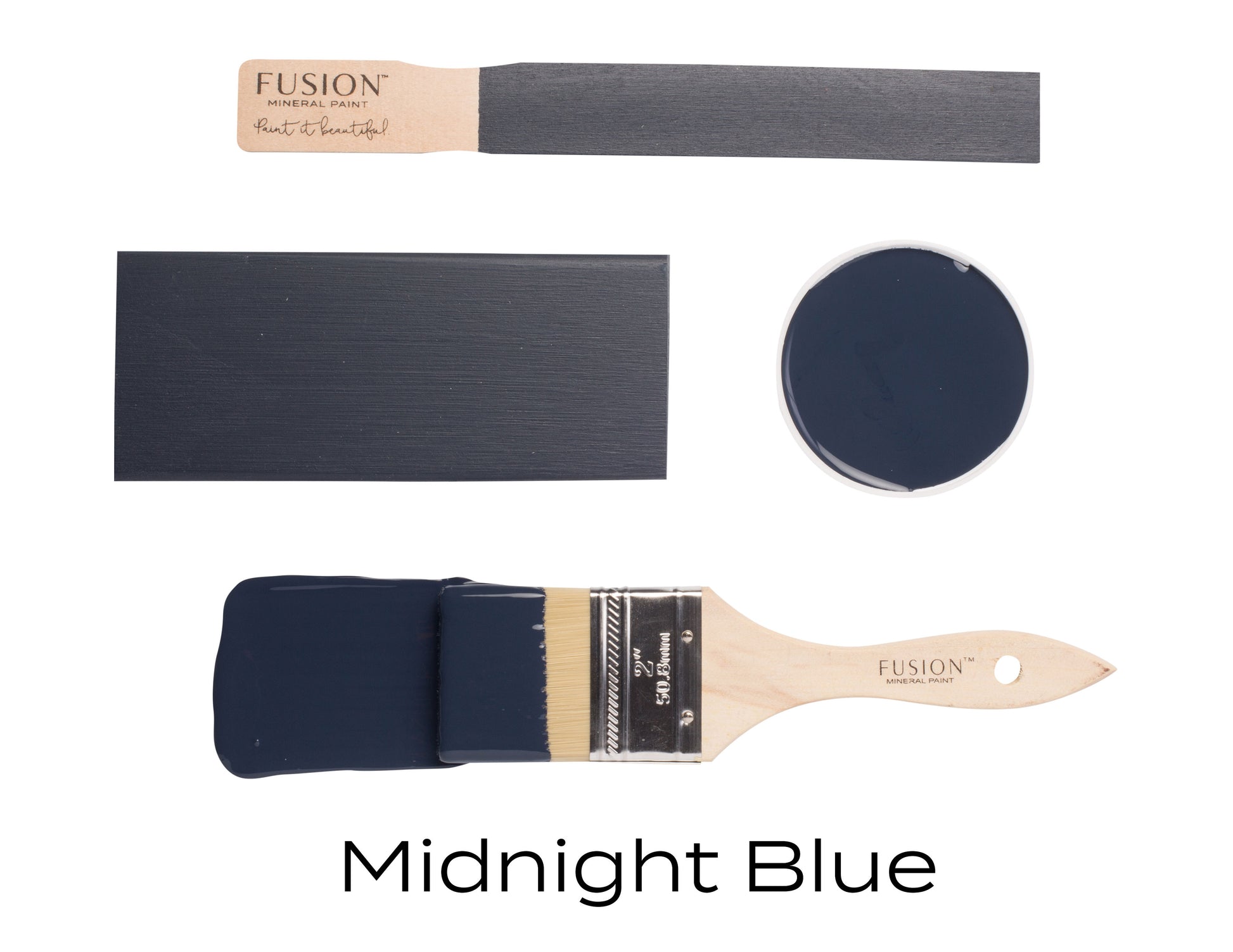 Fusion Mineral Paint Midnight Blue Homestead House Furniture Paint art-noise.myshopify.com fusion-mineral-paint-midnight-blue-500ml