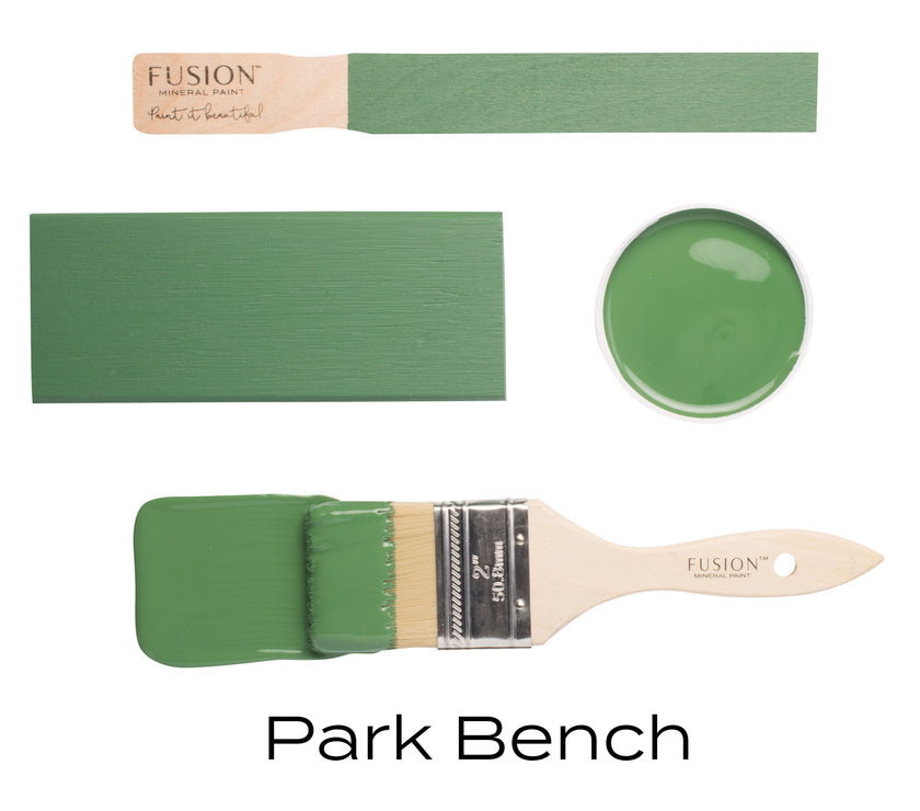 Fusion Mineral Paint Park Bench