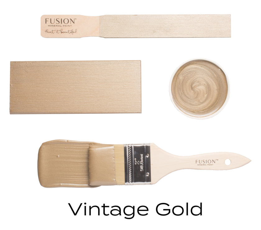 Fusion Mineral Paint Metallic Vintage Gold