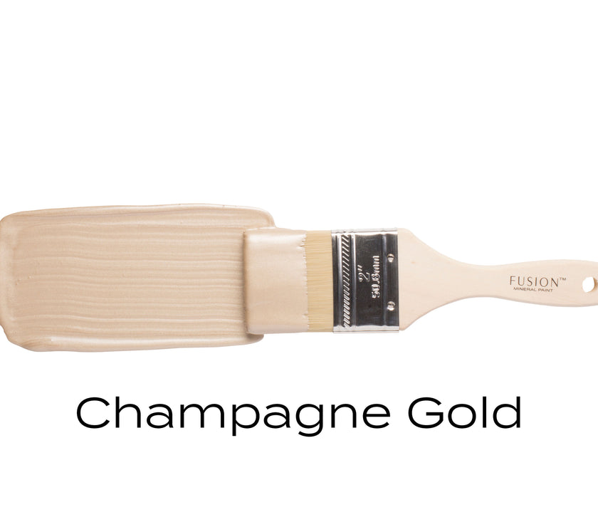 Fusion Mineral Paint Metallic Champagne Gold 37mL