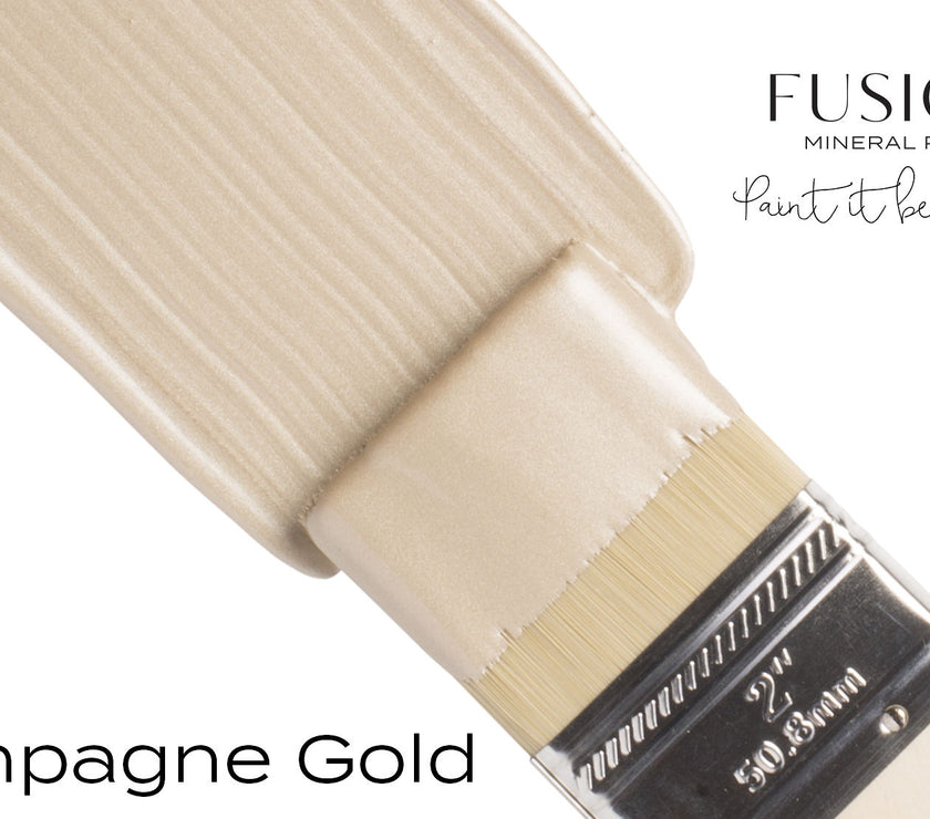 Fusion Mineral Paint Metallic Champagne Gold 37mL