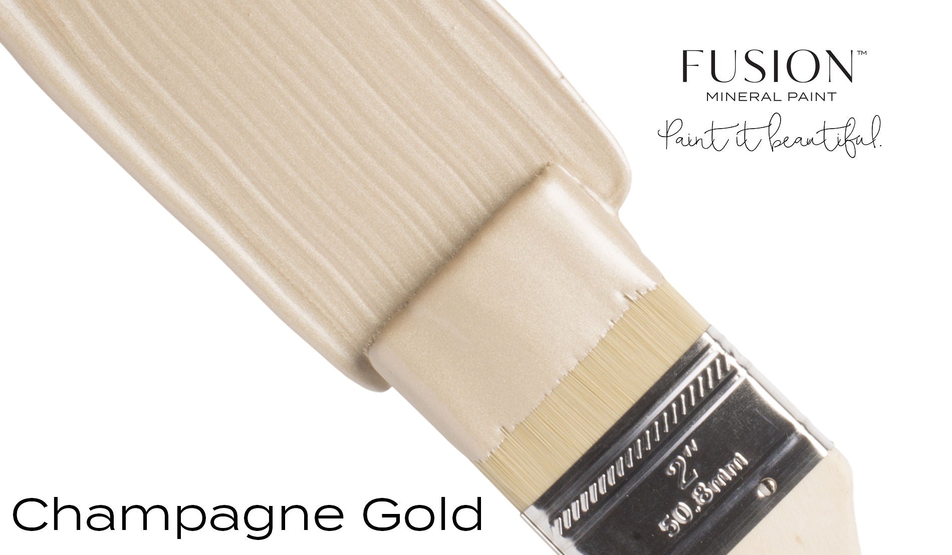 Fusion Mineral Paint Metallic Champagne Gold