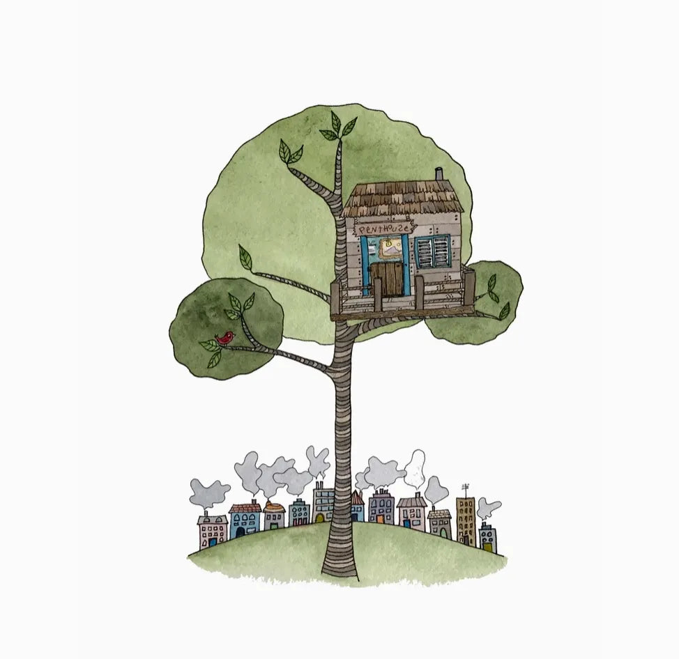 Curate Paper Co. The Penthouse | Children's Art Print | 5 x 7 - Art Noise Curate Paper Co. The Penthouse | Children's Art Print | 5 x 7 Curate Paper Co. Fine Art Prints art-noise.myshopify.com curate-paper-co-the-penthouse-childrens-art-print-5-x-7