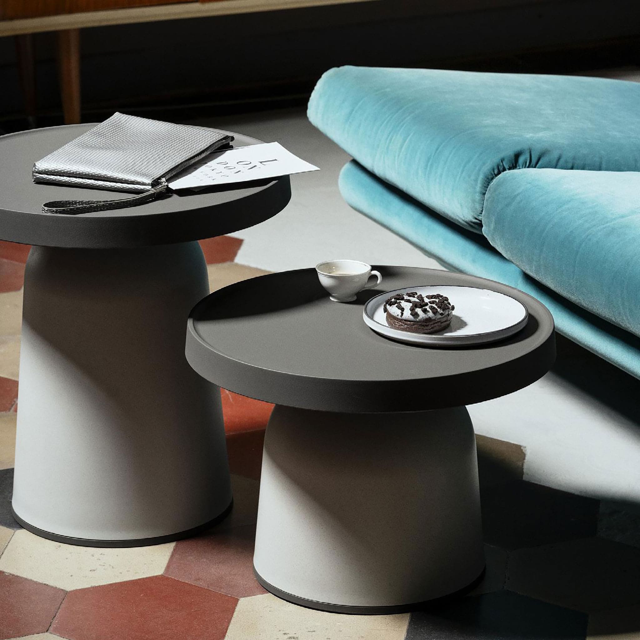 Thick Top Side Table<br> Indoor & Outdoor Use Nüline Distribution End Tables art-noise.myshopify.com thick-top-side-table-br-indoor-outdoor-use