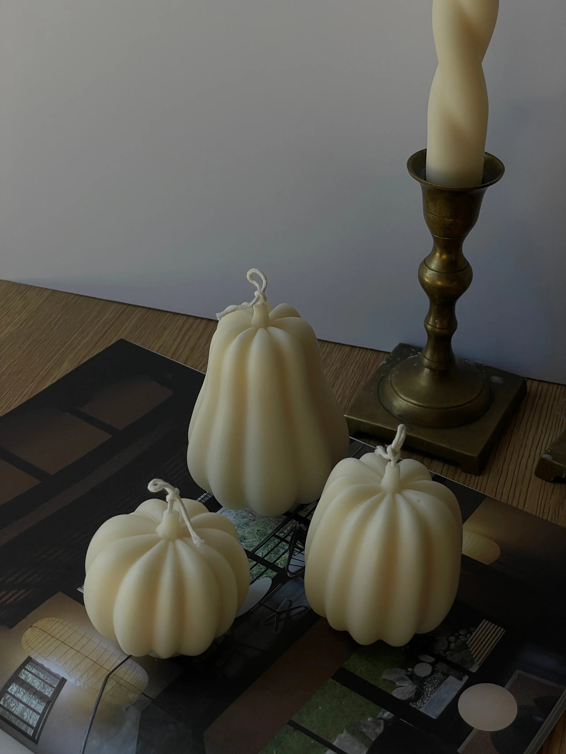Gourd Candles Eloise and Oliver Decorative Candle art-noise.myshopify.com gourd-candles