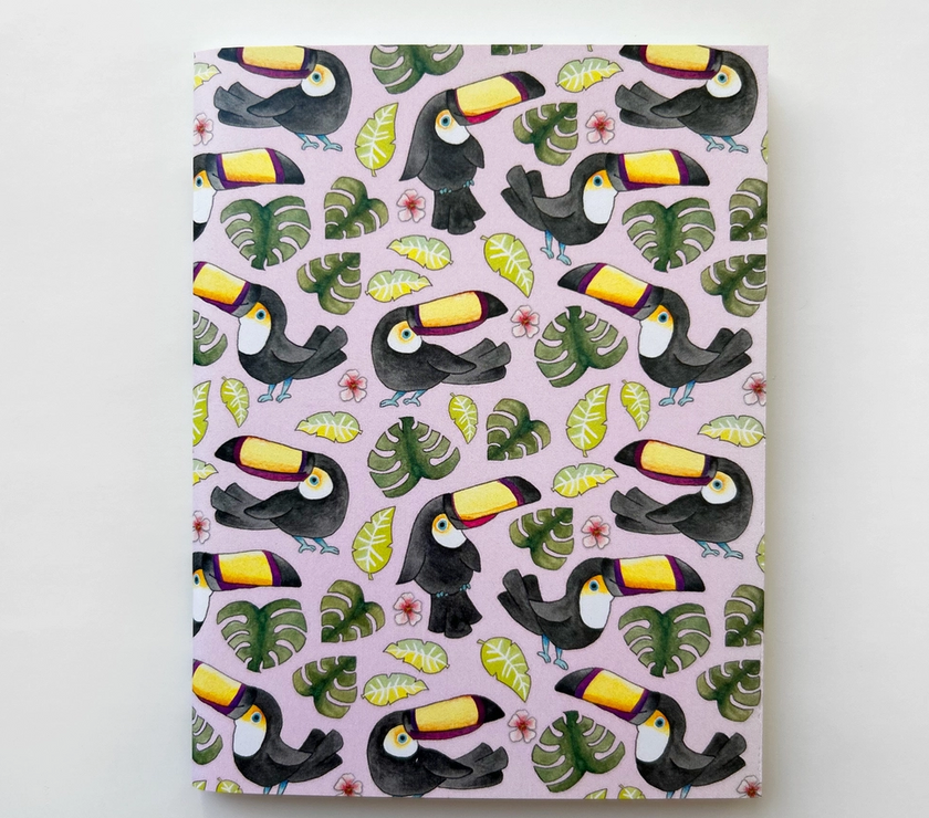 Found & Lost Art Notebook - Toucans - Art Noise