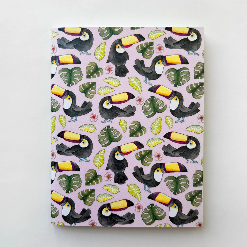 Found & Lost Art Notebook - Toucans - Art Noise