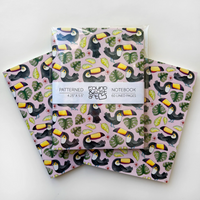 Found & Lost Art Notebook - Toucans - Art Noise