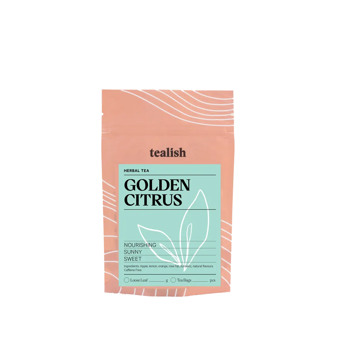 Golden Citrus Tealish Herbal Tea art-noise.myshopify.com golden-citrus Golden Citrus Tealish Herbal Tea art-noise.myshopify.com golden-citrus