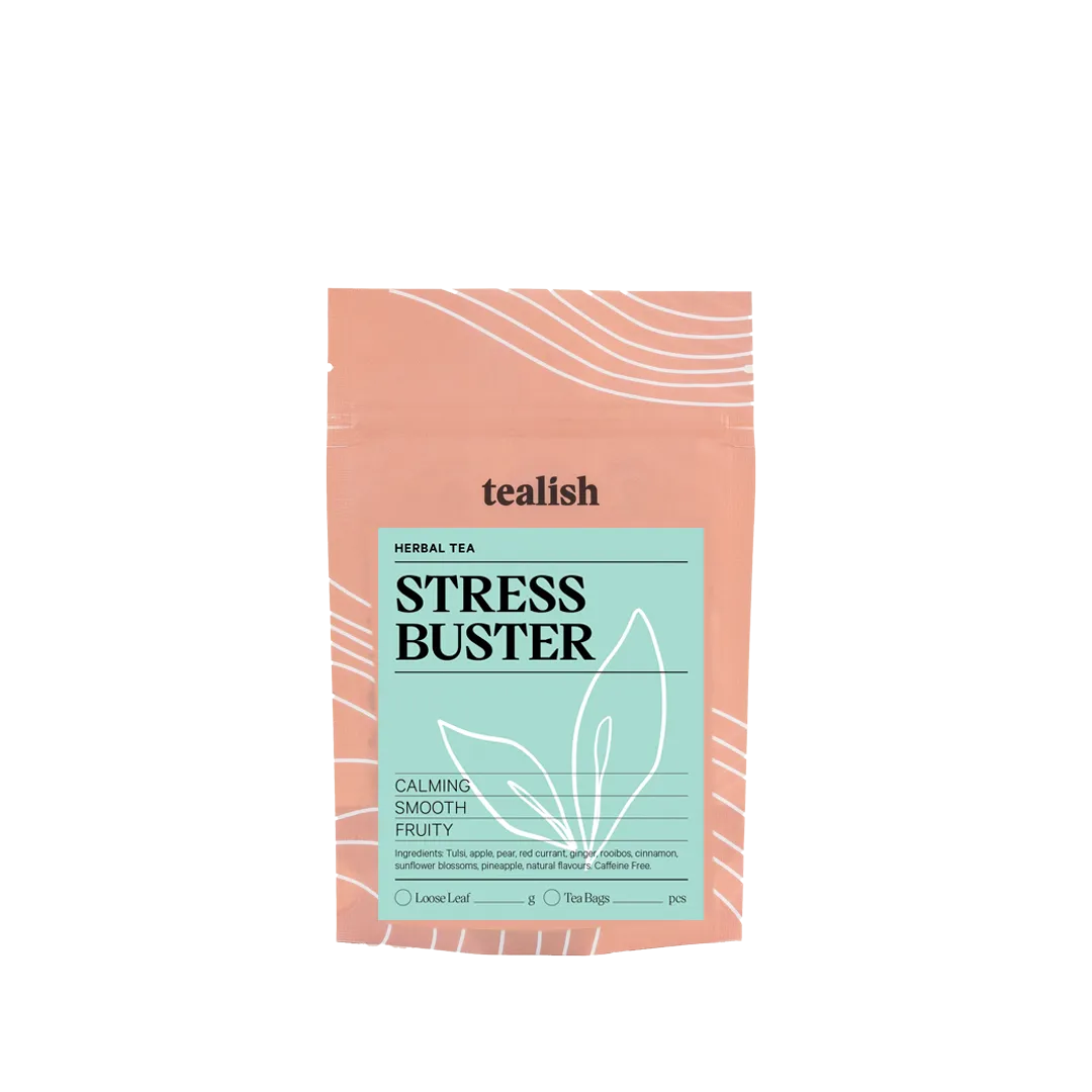 Stress Buster Tealish Herbal Tea art-noise.myshopify.com stress-buster Stress Buster Tealish Herbal Tea art-noise.myshopify.com stress-buster