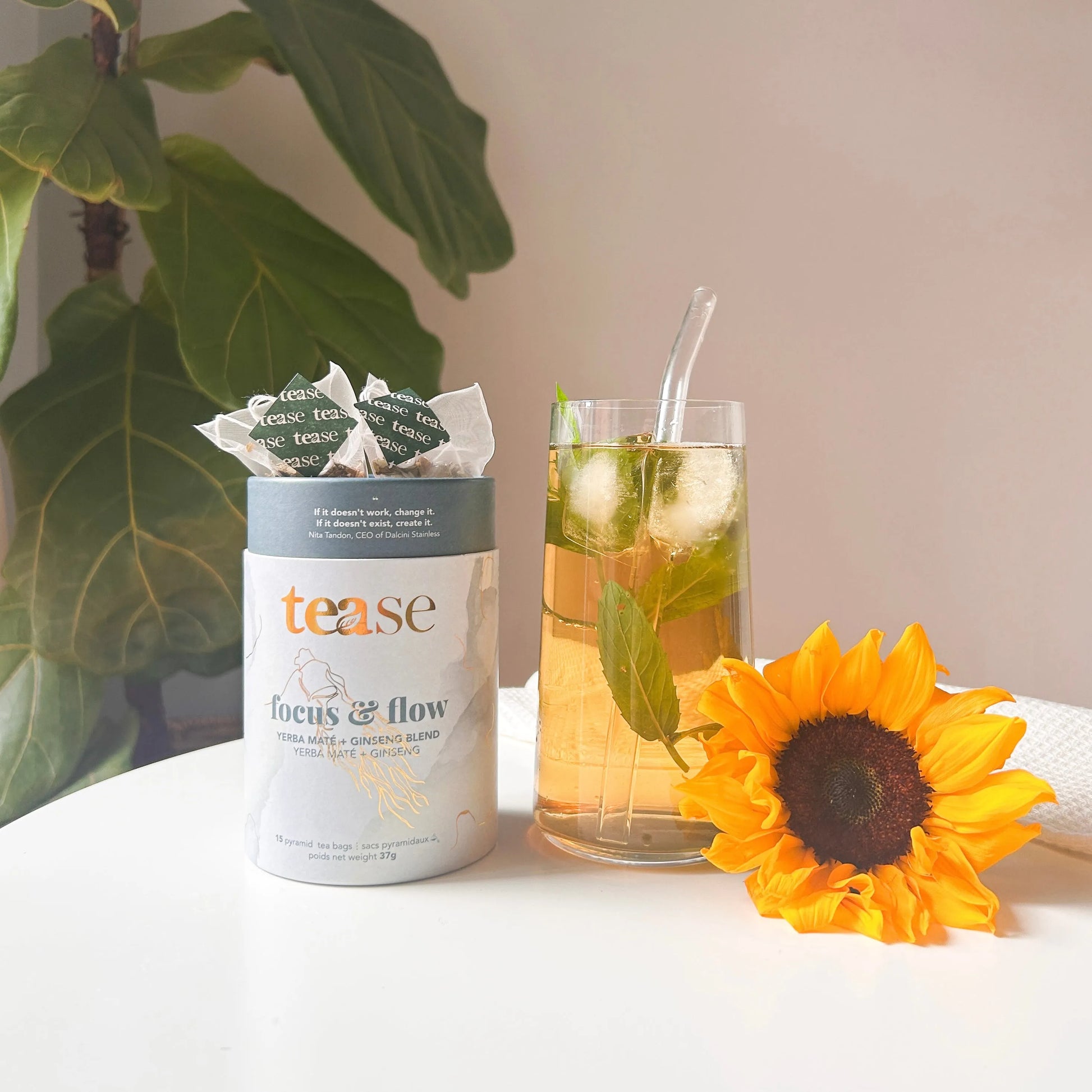  Focus & Flow Tease - Tea Inspired Wellness & Beauty Natural Tea Blend art-noise.myshopify.com focus-flow