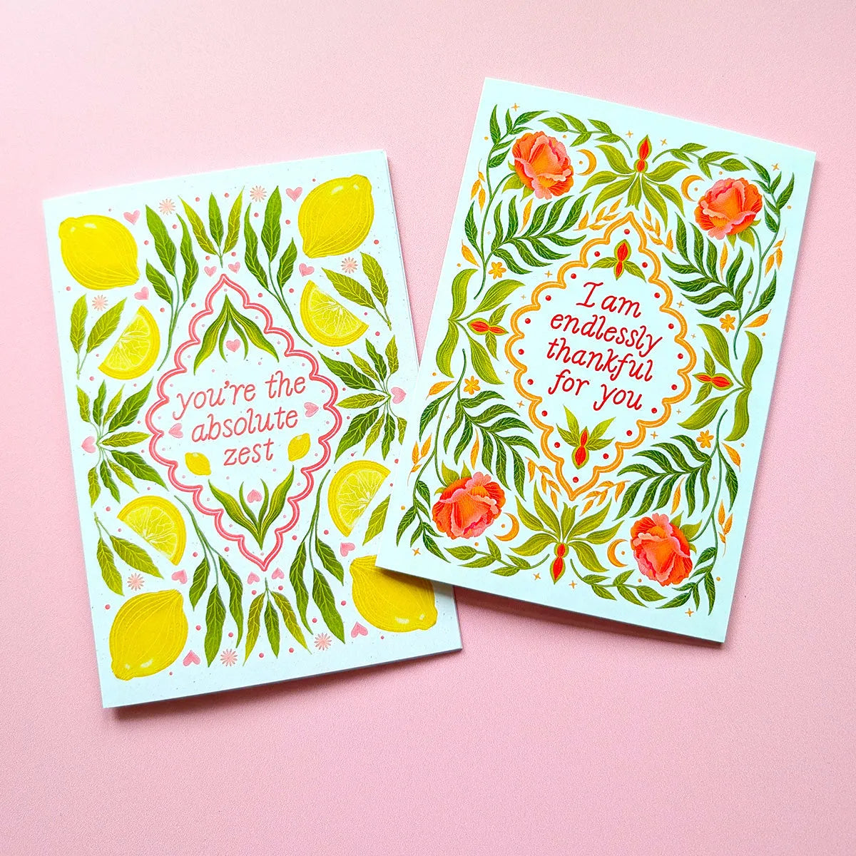  You're The Absolute Zest | Mini Greeting Card Cheeky Peach Designs Cards art-noise.myshopify.com youre-the-absolute-zest-mini-greeting-card