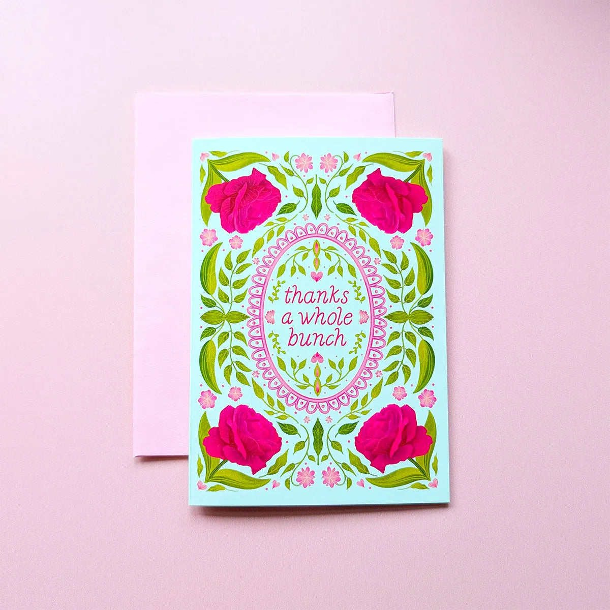  Thanks A Whole Bunch | Mini Greeting Card Cheeky Peach Designs Cards art-noise.myshopify.com thanks-a-whole-bunch-mini-greeting-card