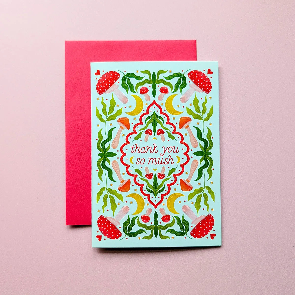  Thank You So Mush | Mini Greeting Card Cheeky Peach Designs Cards art-noise.myshopify.com thank-you-so-mush-mini-greeting-card