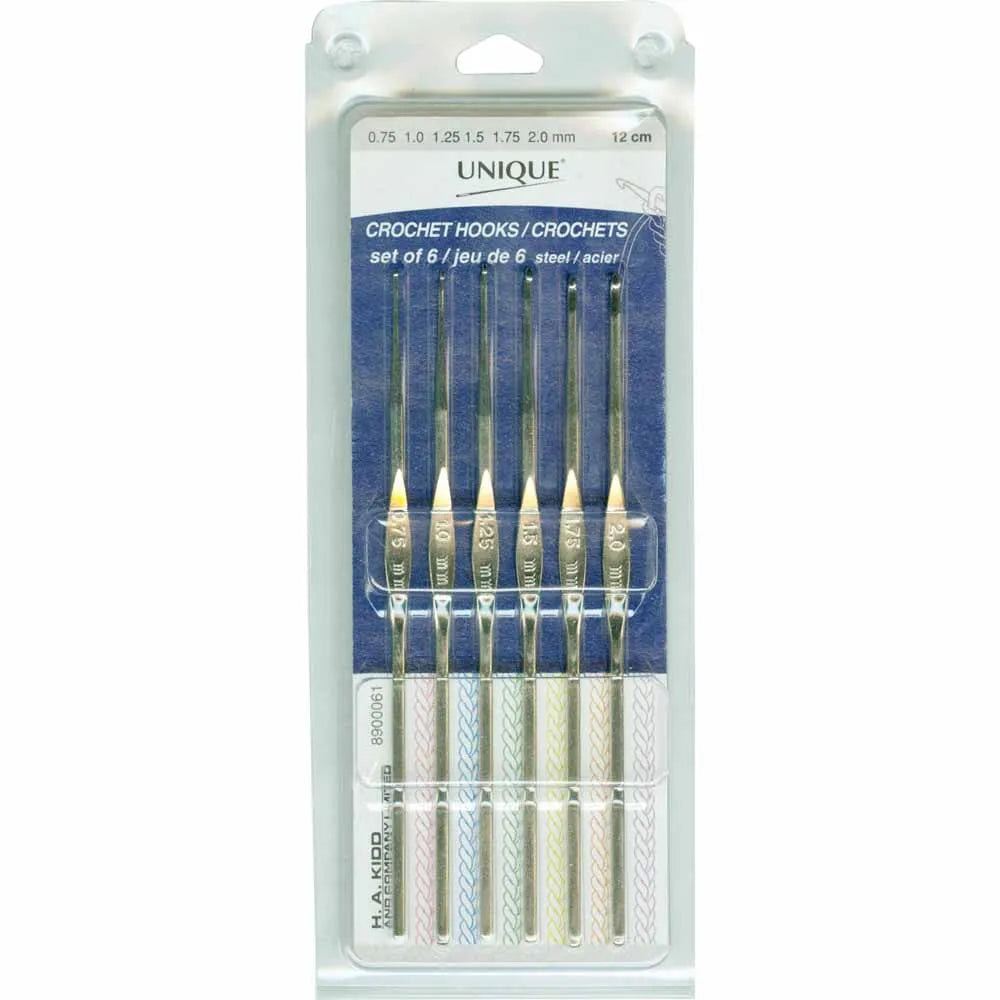 Unique - Crochet Hook Set Steel - 12cm (5″) - Set of 6 - Art Noise Unique - Crochet Hook Set Steel - 12cm (5″) - Set of 6 Unique Crochet Hooks art-noise.myshopify.com unique-crochet-hook-set-steel-12cm-5-set-of-6-2 Unique - Crochet Hook Set Steel - 12cm (5″) - Set of 6 Unique Crochet Hooks art-noise.myshopify.com unique-crochet-hook-set-steel-12cm-5-set-of-6-2