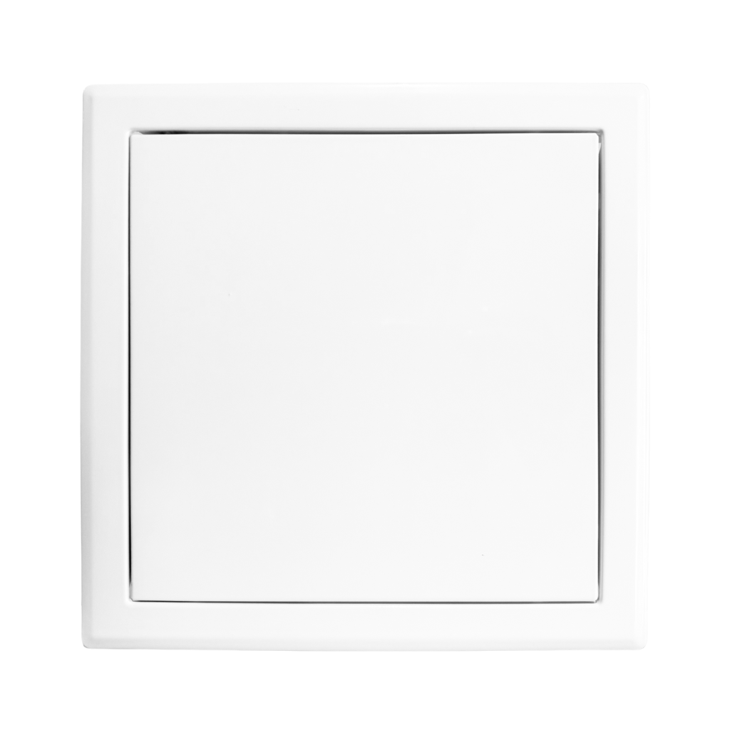 Byson Metal Access Panels, White - Push Lock