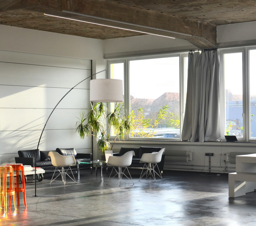 MOBY Beige Extra Large Floor Lamp