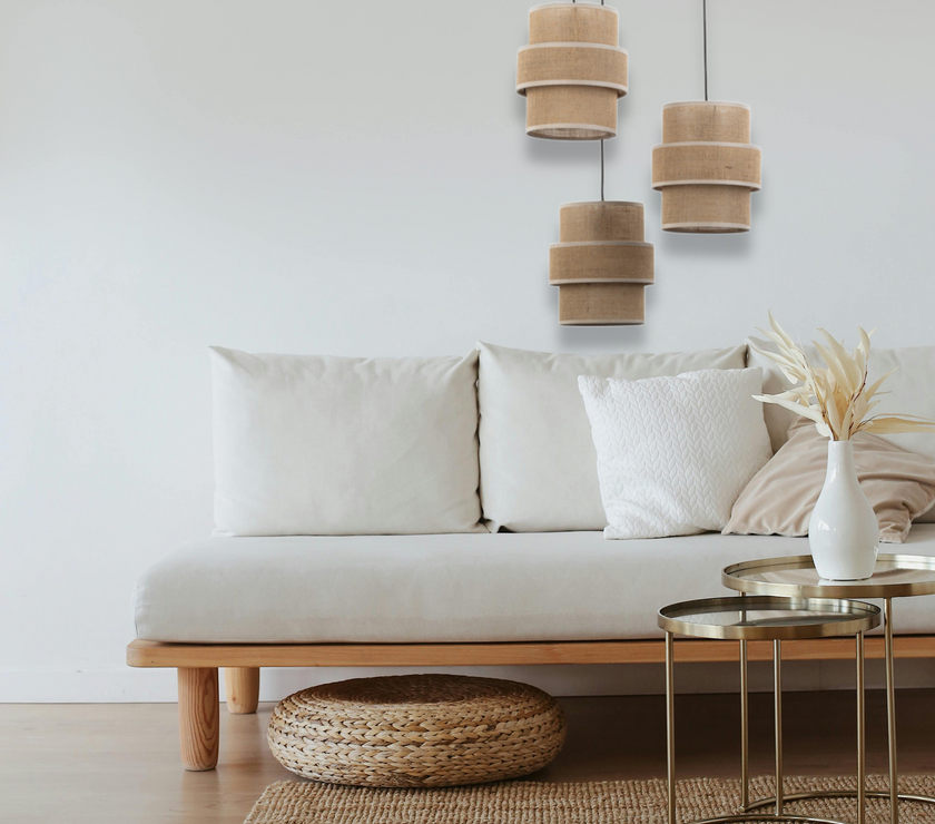 CALISTO JUTE Natural Pendant Lamp 3