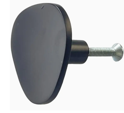 Brass Knob, Black