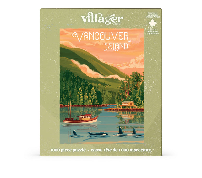 Vancouver Island | 1000-Piece Puzzle for Adults | Designed in Canada by Capri Sadler