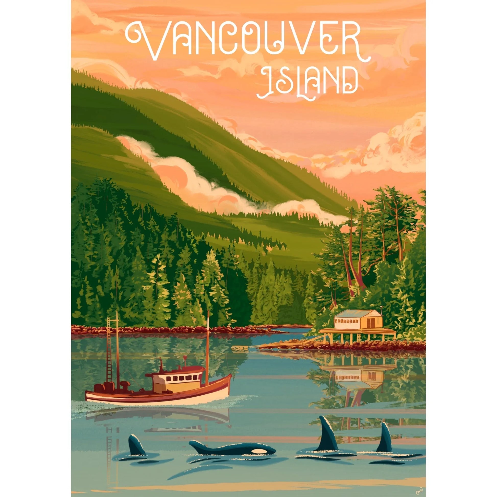  Vancouver Island | 1000-Piece Puzzle for Adults | Designed in Canada by Capri Sadler Villager Puzzles Puzzle art-noise.myshopify.com vancouver-island-1000-piece-puzzle-for-adults-designed-in-canada-by-capri-sadler