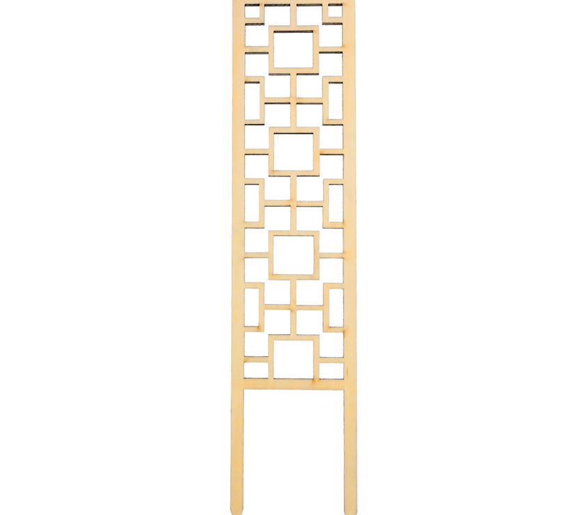 Tropical Squares Wooden Trellis