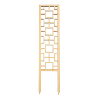 Tropical Squares Wooden Trellis