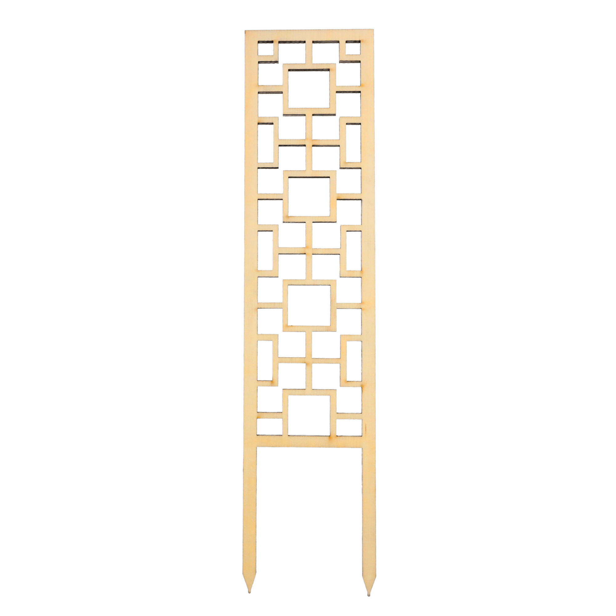 Tropical Squares Wooden Trellis