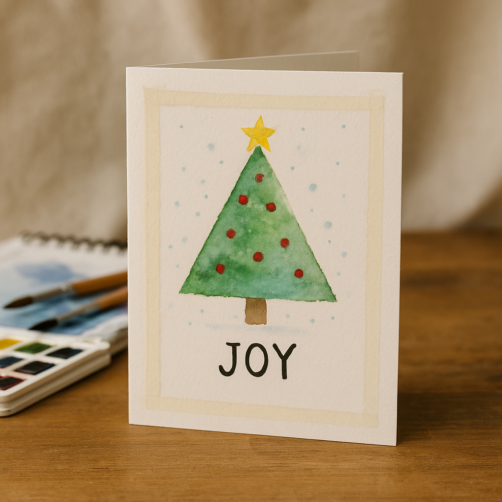 Watercolour Christmas Cards