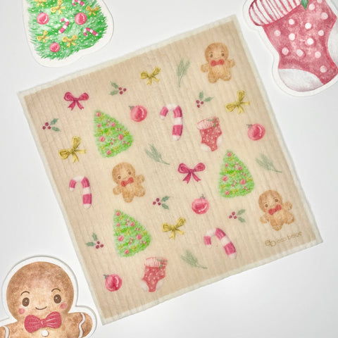 Merrycute Christmas Sponge Cloth Eco Beige Kitchen Cleaning art-noise.myshopify.com merrycute-christmas-sponge-cloth Merrycute Christmas Sponge Cloth Eco Beige Kitchen Cleaning art-noise.myshopify.com merrycute-christmas-sponge-cloth