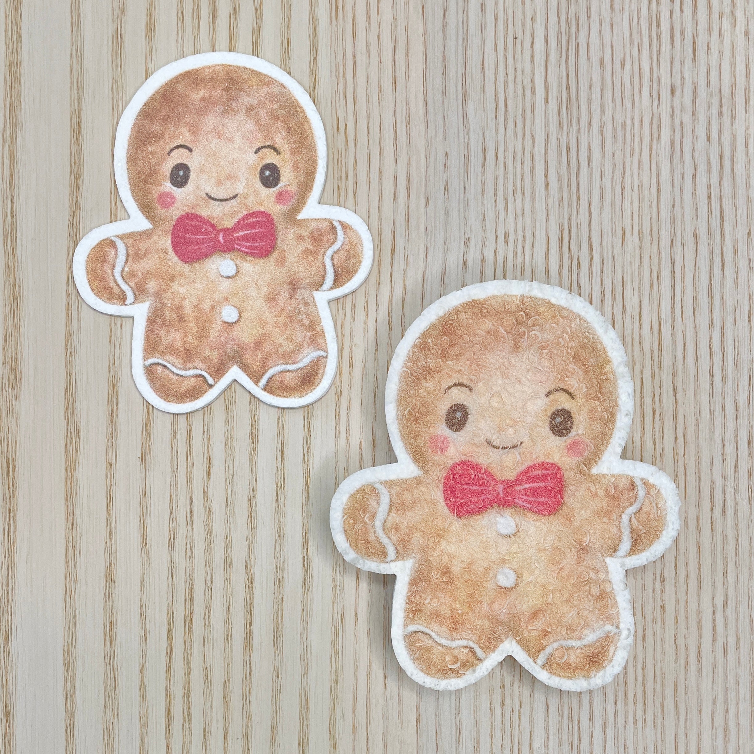 Gingerbread Man Pop Up Sponge Eco Beige Kitchen Cleaning art-noise.myshopify.com gingerbread-man-pop-up-sponge