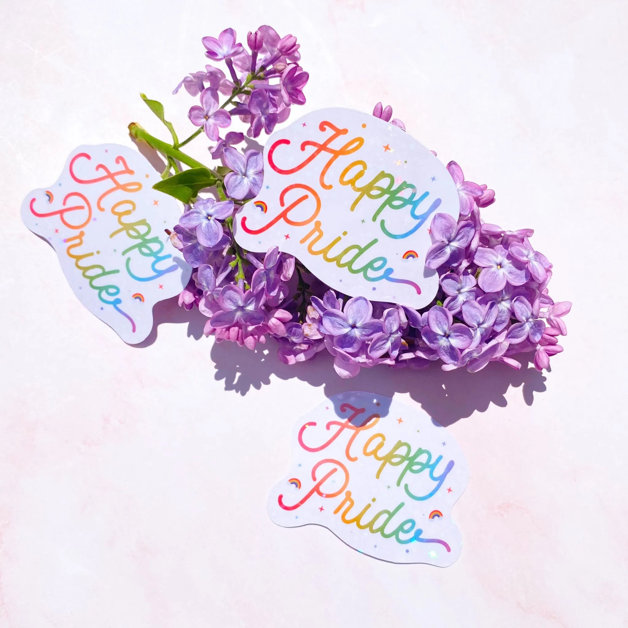  Happy Pride | Pride Sticker Cheeky Peach Designs Sticker art-noise.myshopify.com happy-pride-pride-sticker