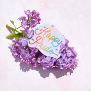  Happy Pride | Pride Sticker Cheeky Peach Designs Sticker art-noise.myshopify.com happy-pride-pride-sticker