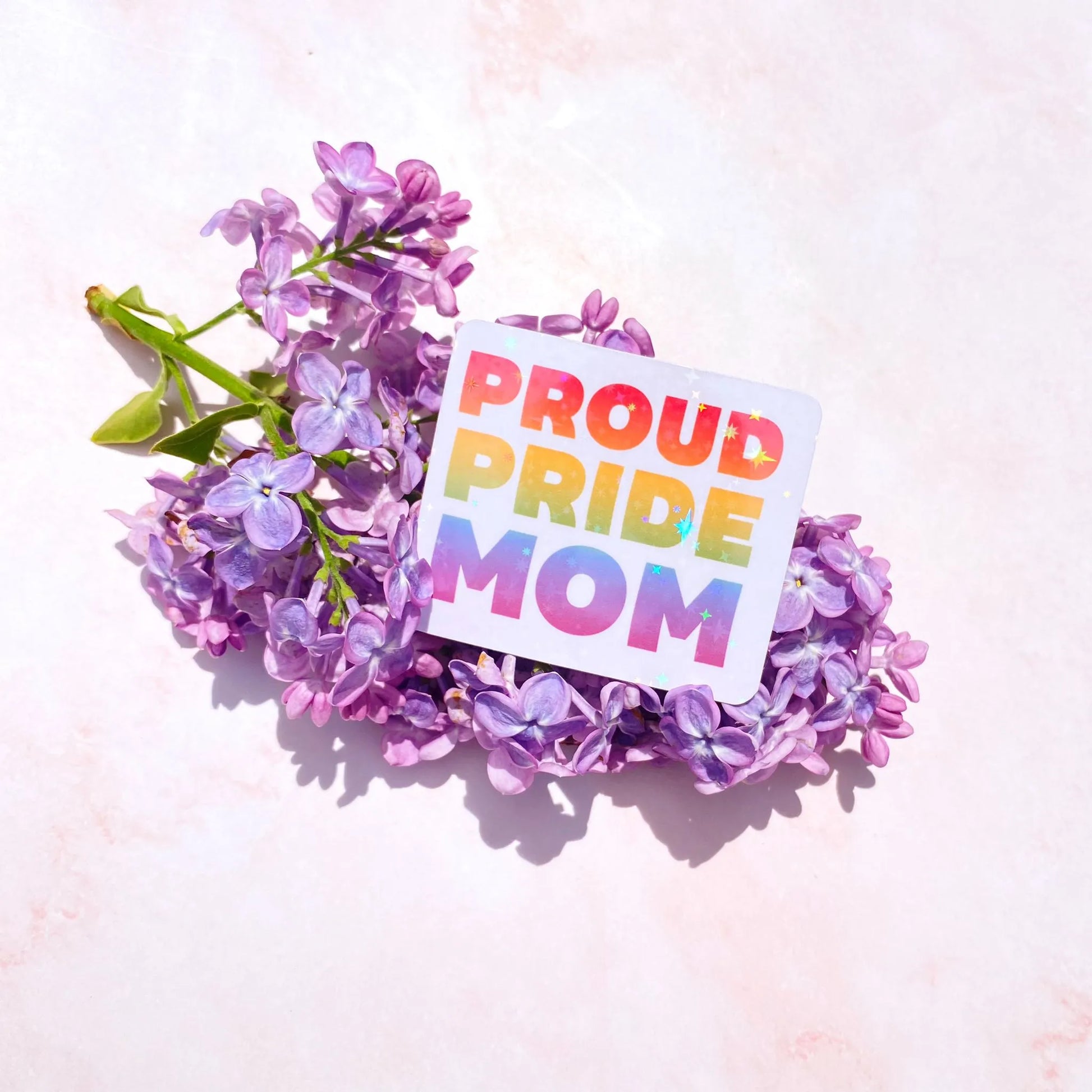  Pride Proud Mom | Pride Sticker Cheeky Peach Designs Sticker art-noise.myshopify.com pride-proud-mom-pride-sticker