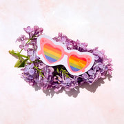  Rainbow Sunglasses | Pride Sticker Cheeky Peach Designs Sticker art-noise.myshopify.com rainbow-sunglasses-pride-sticker